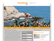 Tablet Screenshot of benidormhomes.com
